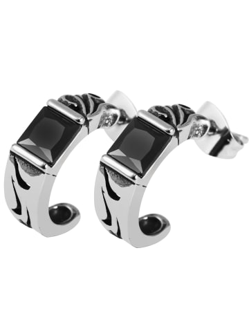 Adeliás Damen Ohrringe – Ohrstecker aus Edelstahl in silber