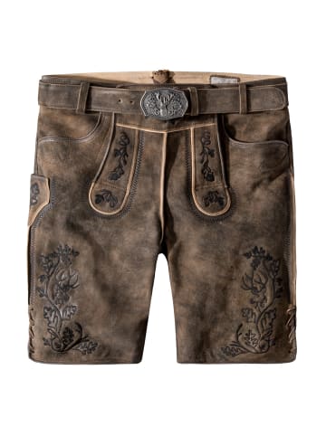 Stockerpoint Lederhose Edgar in dunkelbraun