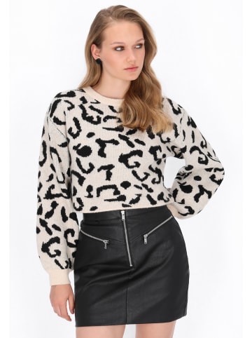 myMo ROCKS Women Sweater in offwhite black
