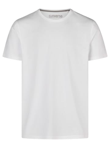 riverso  T-Shirt riverso RIVDean 5er Set Pack in Weiß