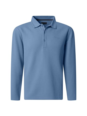 Pierre Cardin Langarmshirt in Blue Heaven