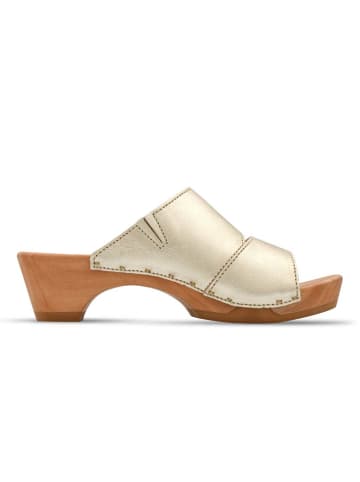 Woody Sandale in gold