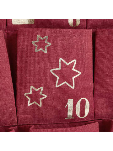 Butlers Butlers Adventskalender SANTA IS COMING in Rot / Gold