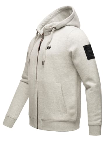 STONE HARBOUR Kapuzensweatjacke Billy Joy in Grey Melange