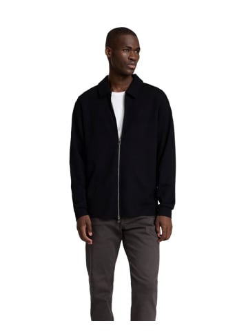 SELECTED HOMME Strickjacke SLHEMANUEL SOFT FULL ZIP SWEAT in Schwarz