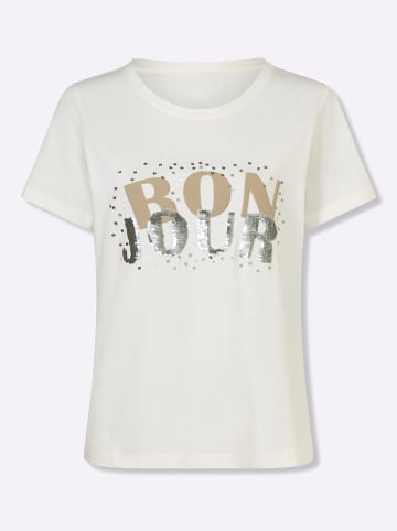 Heine T-Shirt in ecru