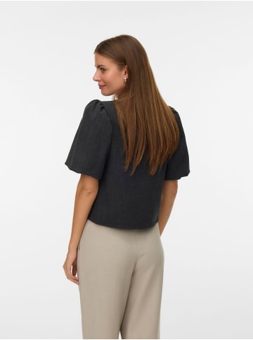 Vero Moda Hemd in Dark Grey Melange
