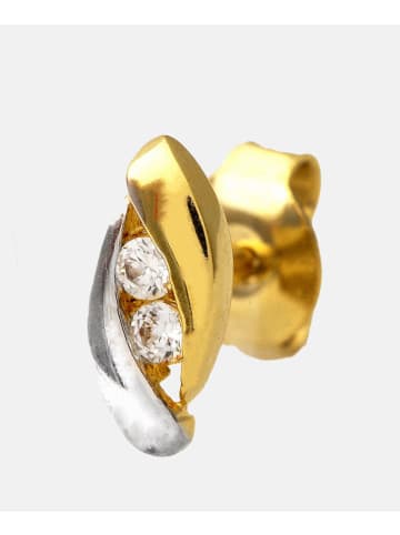 Vanlere Ohrstecker aus 375 Gelbgold mit Zirkonia