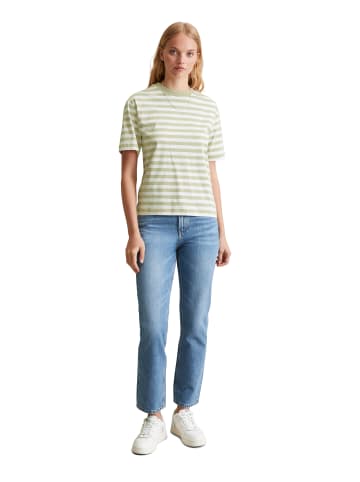 Streifen-T-Shirt regular in Light Green