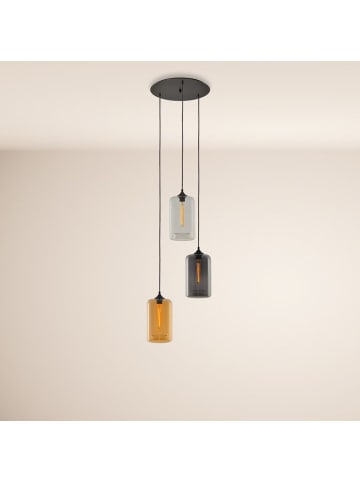 s.LUCE Cruet Mehrfach-Pendelleuchte Glas 3 oder 5-flammig in Mehrfarbig