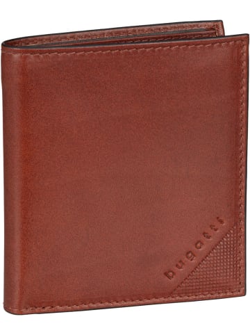 Bugatti Geldbörse Nobile Vertical Wallet Small with Flap in Cognac