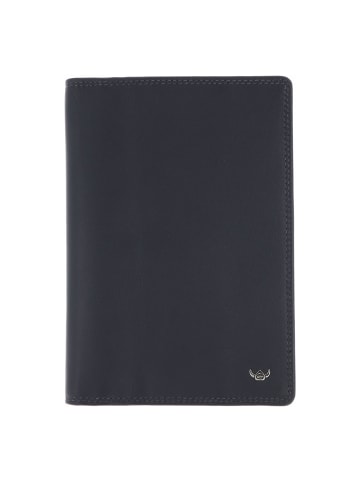 Golden Head Polo Geldbörse RFID Leder 11,5 cm marineblau