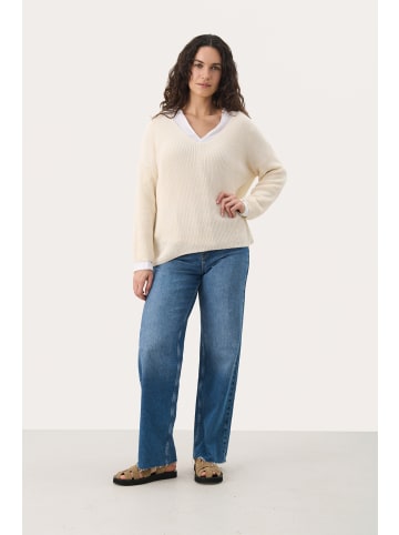 PART TWO Strickpullover EtronaPW Relaxed fit in Eggnog