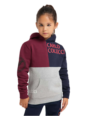 Carlo Colucci Hoodie Carelli in Navy