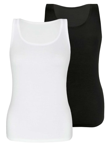 Sassa 2er Sparpack Top in black white