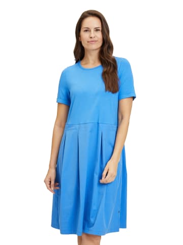 Vera Mont Sommerkleid mit Kellerfalten in Summer Blue