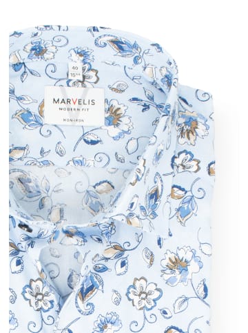 MARVELIS Modern Fit Businesshemd in Bleu 11