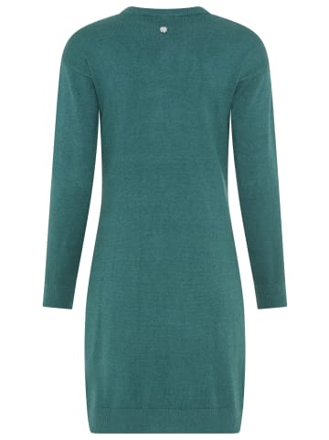 Tamaris Strickkleid in pertol melange