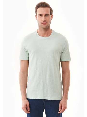 Organication T-Shirt "MCASUAL501" in Aquagrün