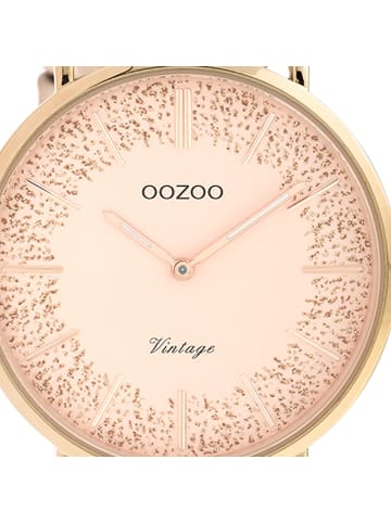 Oozoo Armbanduhr Oozoo Vintage Series roségold groß (ca. 40mm)