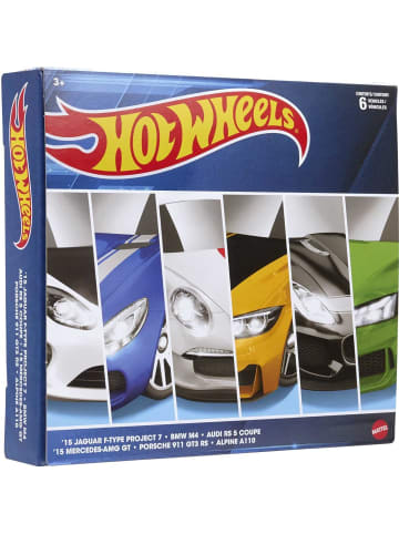 Hot Wheels European Car Culture-Multipack 6 hochwertigen Autos HDH51 Maßstab 1:64 3+