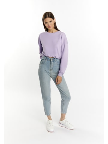 myMo Sweatshirt Cropped in Violett