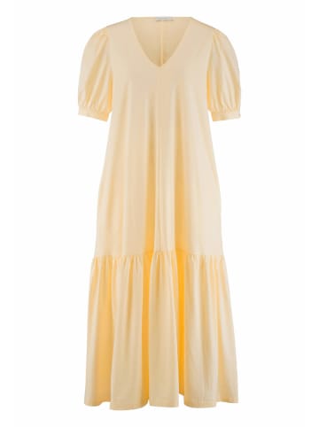 Hessnatur Jerseykleid in buttercreme