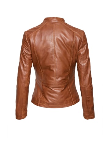 Bugatti Lederjacke BULady-124 in Cognac