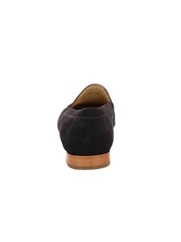Sioux Mokassin Slipper in dunkelblau