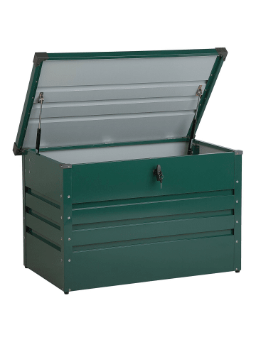 Beliani Truhe CEBROSA in Grün - (W) 100 x (H) 64 x (L) 62 cm