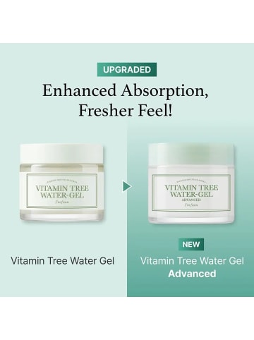 I'M FROM I'M FROM Vitamin Tree Water Gel Advanced – Moisturizing Face Gel