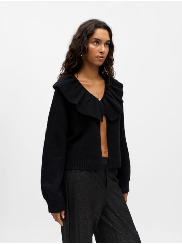 Object Strickjacke in Black