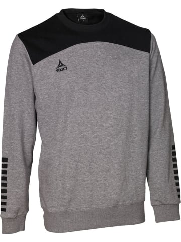 Select Pullover "Sweatshirt Oxford V22" in Grau