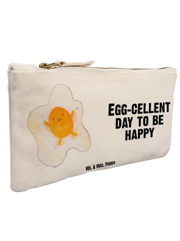 Mr. & Mrs. Panda Menschrmäppchen Spiegelei Ei mit Spruch in Weiß