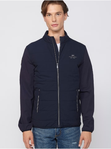 KOROSHI Gepolsterte Jacke in blau