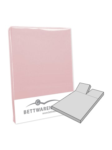 BettwarenShop Spannbettlaken Multi-Stretch Split-Topper in vanille