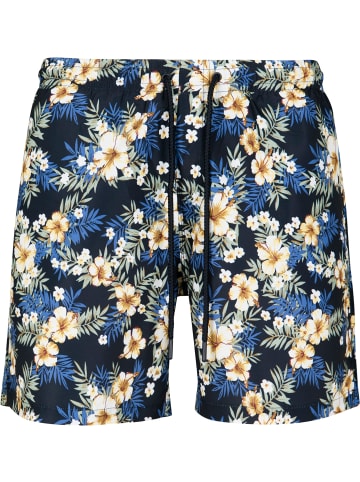 Urban Classics Badeshorts in hibiscus