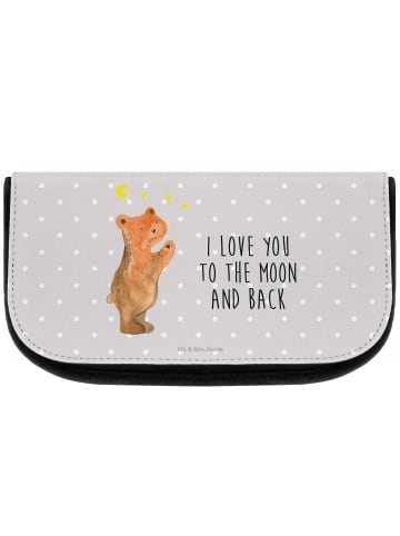 Mr. & Mrs. Panda Organizer Verliebter Bär mit Spruch in Grau Pastell