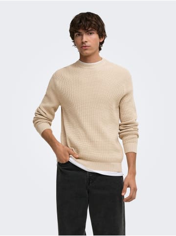 ONLY & SONS Gestricktes Oberteil in Silver Lining