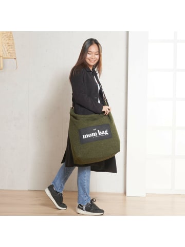nordic coast company Mom Bag Teddy Bouclé , XL Felltasche, Wickeltasche, Shopper Bag