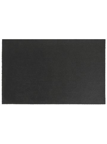 Beliani Fußmatte KULIK in Blau/Braun - (W) 50 x (L) 80 cm