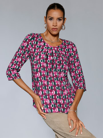 creation L Druck-Bluse in erika-malve-bedruckt