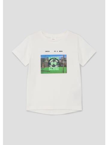 s.Oliver T-Shirt kurzarm in Creme