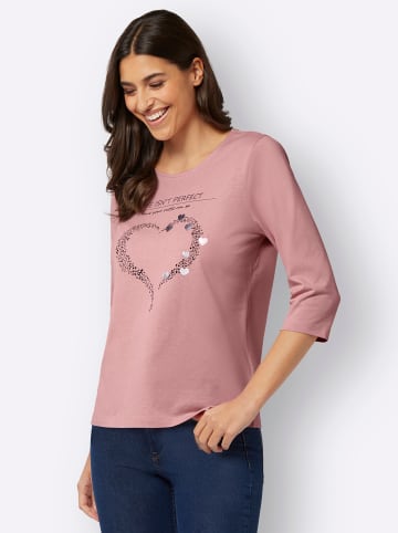 Sieh an! 3/4-Arm-Shirt in hortensie-schwarz