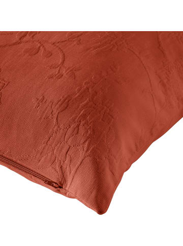 Erwin Müller Jacquard, Baumwollmischung Kissenhülle Arnsberg in terra