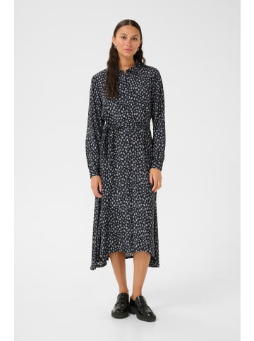Kaffe Kleid KAoline in Blue Graphic Dots