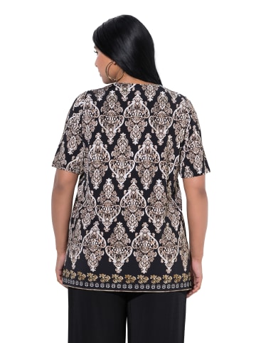 Ulla Popken Shirt in schwarz