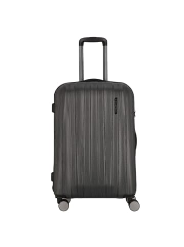 Polestream Moonrock 4 Rollen Trolley M 69 cm mit Dehnfalte black brushed
