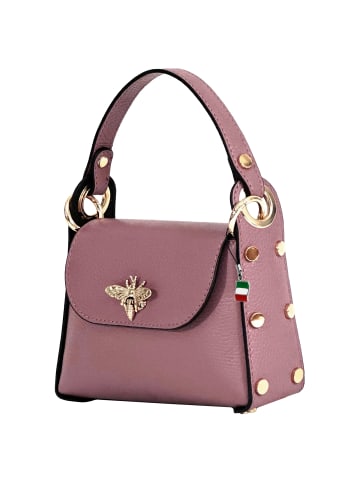 Florence Umhängetasche Leder rosa, antik ca. 19cm