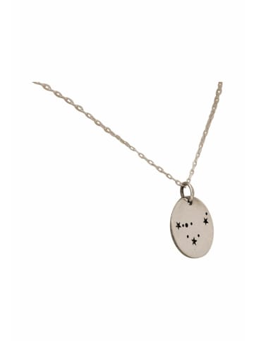 Gemshine Halskette mit Anhänger Sternzeichen Steinbock in silver coloured